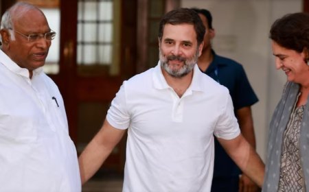 राहुल, प्रियंका, खरगे कहां हैं? 