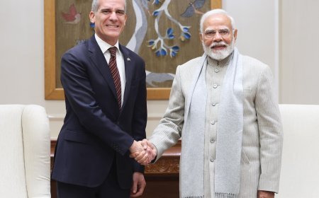 बड़ी खबर : भारत में अमेरिकी राजदूत गार्सेटी ने  पीएम मोदी से मुलाकात की