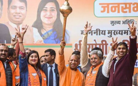 यूपी के सीएम योगी आदित्यनाथ की दिल्ली में आज तीन रैली