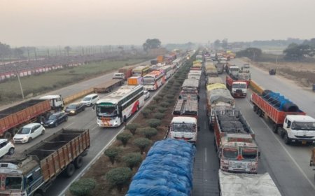महाकुंभ से महाजाम, यूपी-बिहार बॉर्डर पर 24 घंटे से 75 किमी लंबा जाम