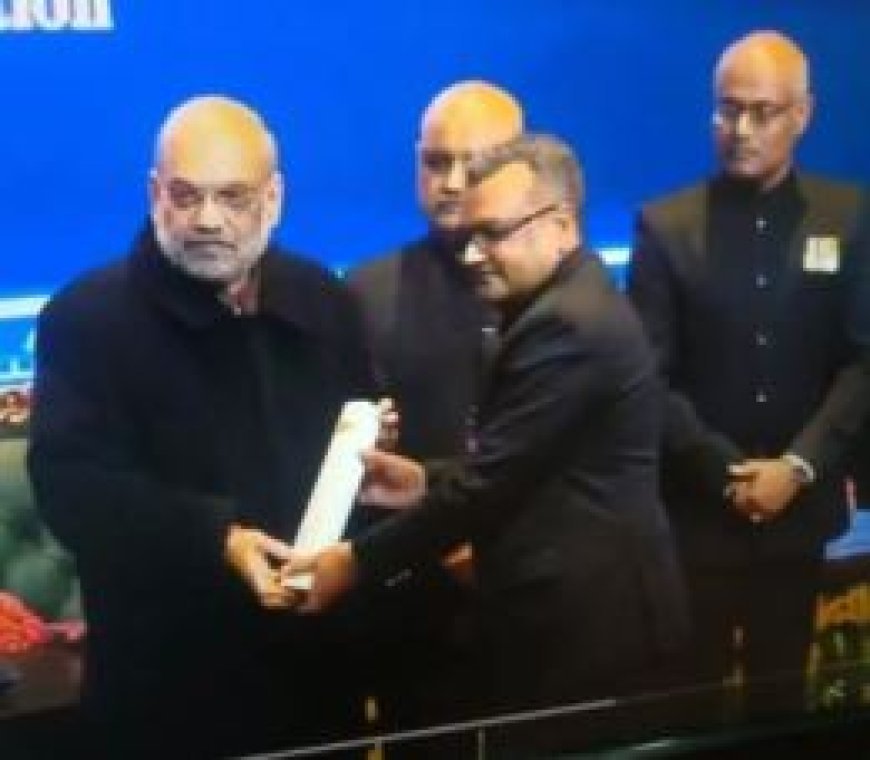 सीबीआई के अधिकारियों को गृहमंत्री अमित शाह ने सम्मानित किया