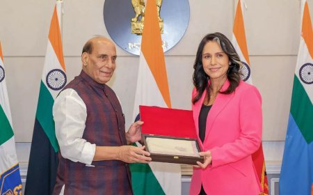 Tulsi Gabard  on Tariif : टैरिफ धमकी पर गबार्ड का बड़ा बयान, कहा- टॉप लेवल पर बात जारी है