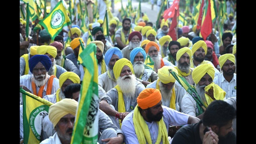 Farmer Protest In Chandigarh: पंजाब सरकार के खिलाफ किसानों का हल्ला बोल