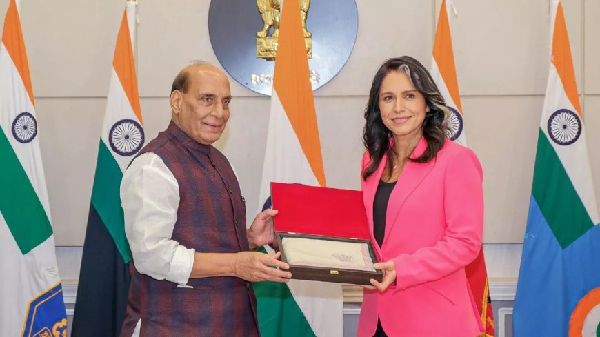 Tulsi Gabard on Tariif : टैरिफ धमकी पर गबार्ड का बड़ा बयान, कहा- टॉप लेवल पर बात जारी है
