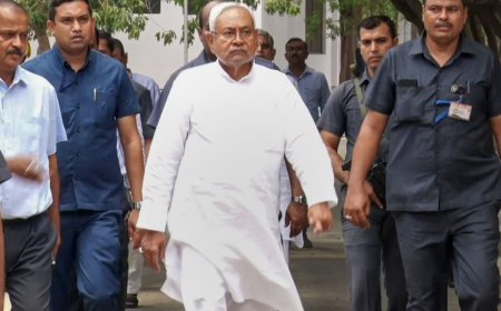 चुनावी दिन पर नीतीश कुमार की हलचल तेज, ललन सिंह और पार्टी नेताओं संग बैठक