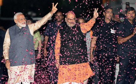 NDA की बंपर जीत पर शाह का वार—‘घुसपैठियों को बचाने वालों को करारा जवाब’