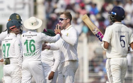 124 रन का छोटा लक्ष्य, लेकिन भारतीय बल्लेबाज़ फेल—ईडन गार्डन्स में SA ने रचा इतिहास