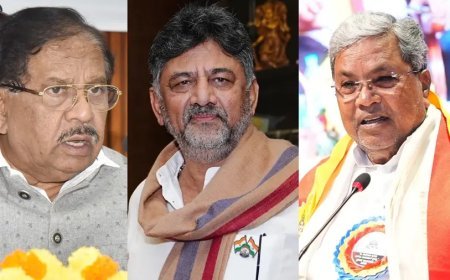 कर्नाटक में CM बदलने की अटकलें तेज़, गृह मंत्री परमेश्वर बोले—DK शिवकुमार को स्वीकार करने को तैयार