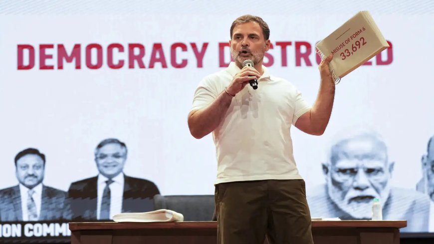 272 रिटायर्ड जज–ब्यूरोक्रेट्स का राहुल गांधी के खिलाफ ओपन लेटर: चुनाव आयोग पर लगाए आरोपों की निंदा