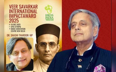 शशि थरूर ने वीर सावरकर अवार्ड लेने से किया इनकार