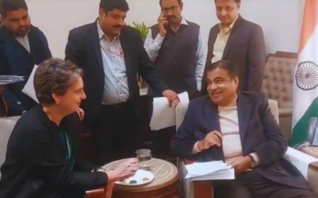 प्रश्नकाल से ऑफिस तक: प्रियंका–गडकरी मुलाकात, सड़कों के साथ चावल की खास डिश भी बनी चर्चा का विषय