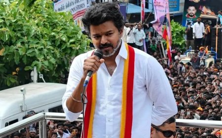 इरोड रैली में विजय का DMK पर हमला: बोले—यह अच्छाई बनाम बुराई की लड़ाई है